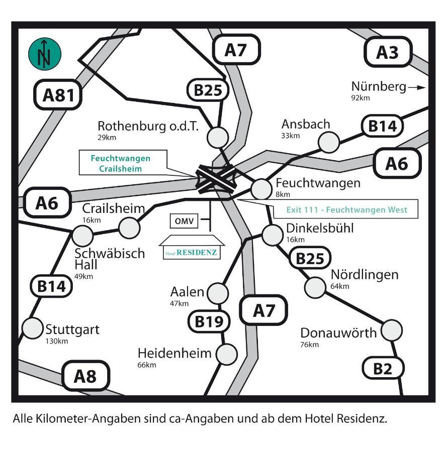 雷斯登斯酒店 Schnelldorf 外观 照片
